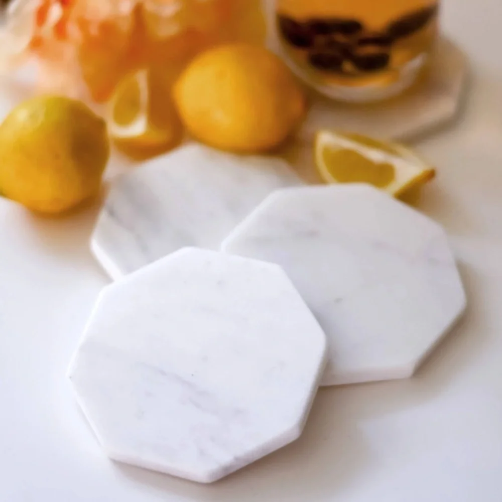 Zeal Marble Geo Coasters